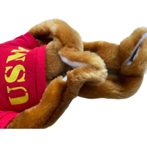 Hanging Bulldog plush With USMC Tee Shirt Chesty Semper Fi - Picture 5 of 7